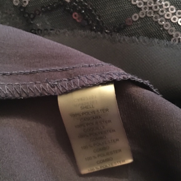 Vince Camuto Navy Blue Sequin Size 10 Dress - Picture 8 of 8